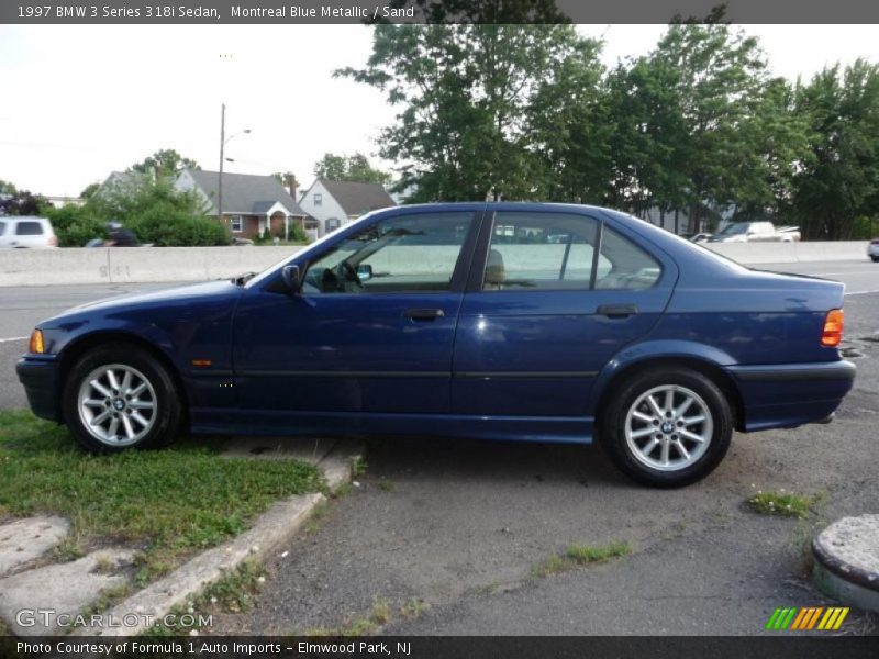 Montreal Blue Metallic / Sand 1997 BMW 3 Series 318i Sedan