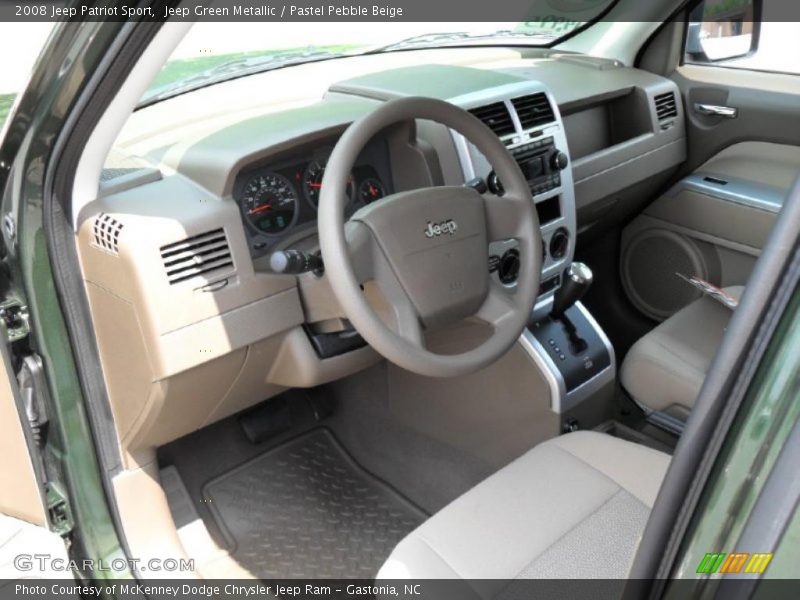 Jeep Green Metallic / Pastel Pebble Beige 2008 Jeep Patriot Sport