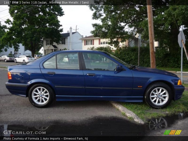 Montreal Blue Metallic / Sand 1997 BMW 3 Series 318i Sedan