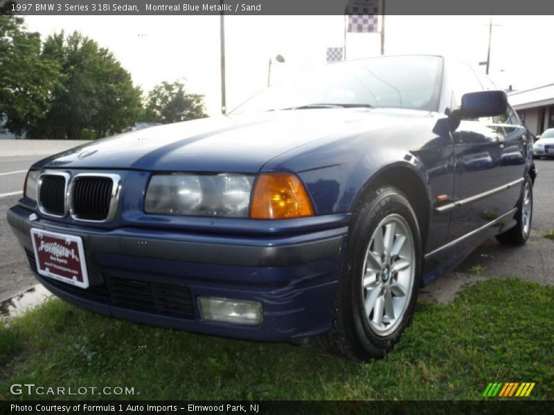 Montreal Blue Metallic / Sand 1997 BMW 3 Series 318i Sedan