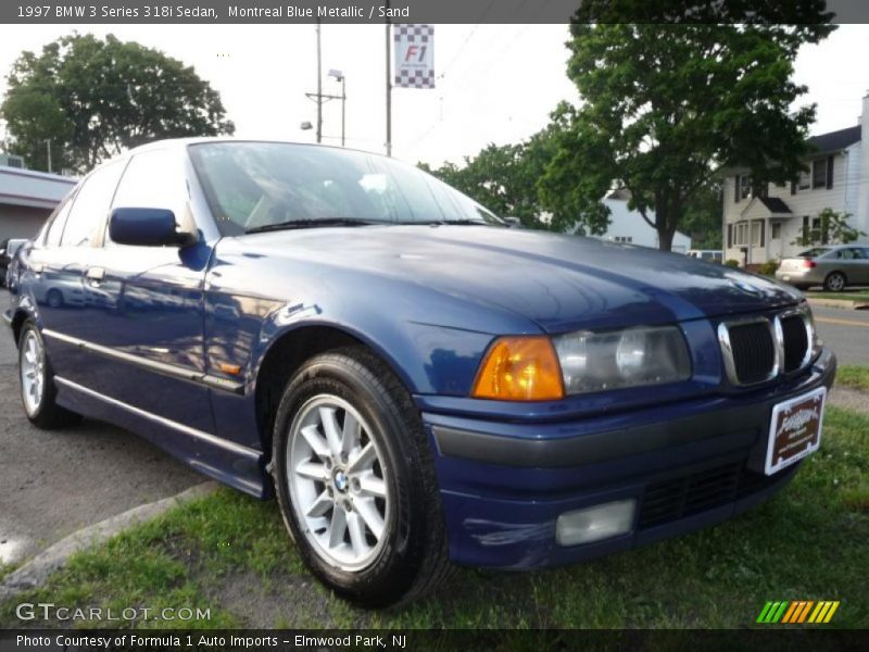 Montreal Blue Metallic / Sand 1997 BMW 3 Series 318i Sedan