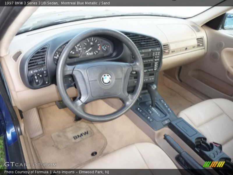 Montreal Blue Metallic / Sand 1997 BMW 3 Series 318i Sedan