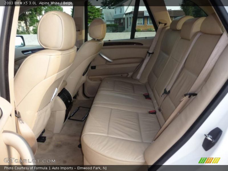 Alpine White / Beige 2003 BMW X5 3.0i