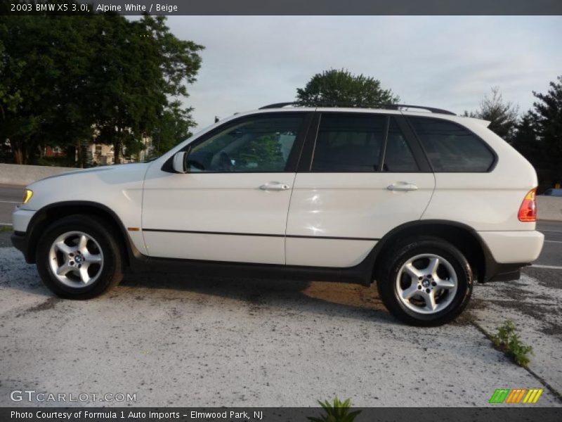 Alpine White / Beige 2003 BMW X5 3.0i