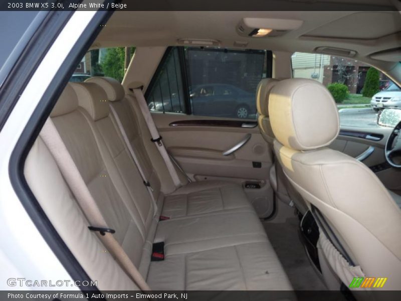 Alpine White / Beige 2003 BMW X5 3.0i