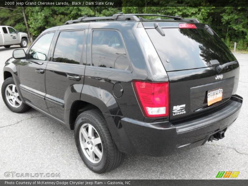 Black / Dark Slate Gray 2008 Jeep Grand Cherokee Laredo