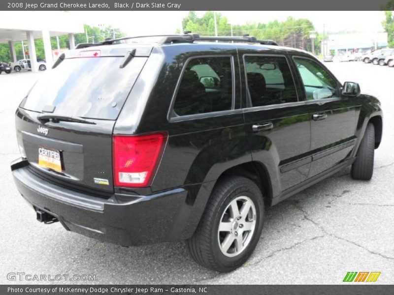 Black / Dark Slate Gray 2008 Jeep Grand Cherokee Laredo