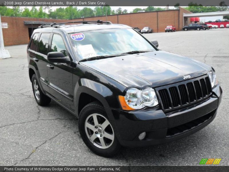 Black / Dark Slate Gray 2008 Jeep Grand Cherokee Laredo