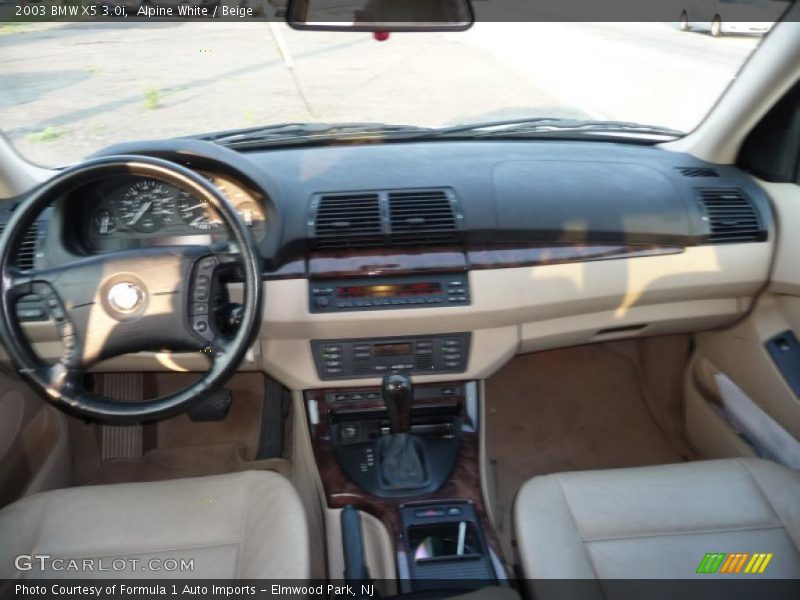 Alpine White / Beige 2003 BMW X5 3.0i