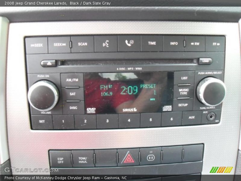 Black / Dark Slate Gray 2008 Jeep Grand Cherokee Laredo