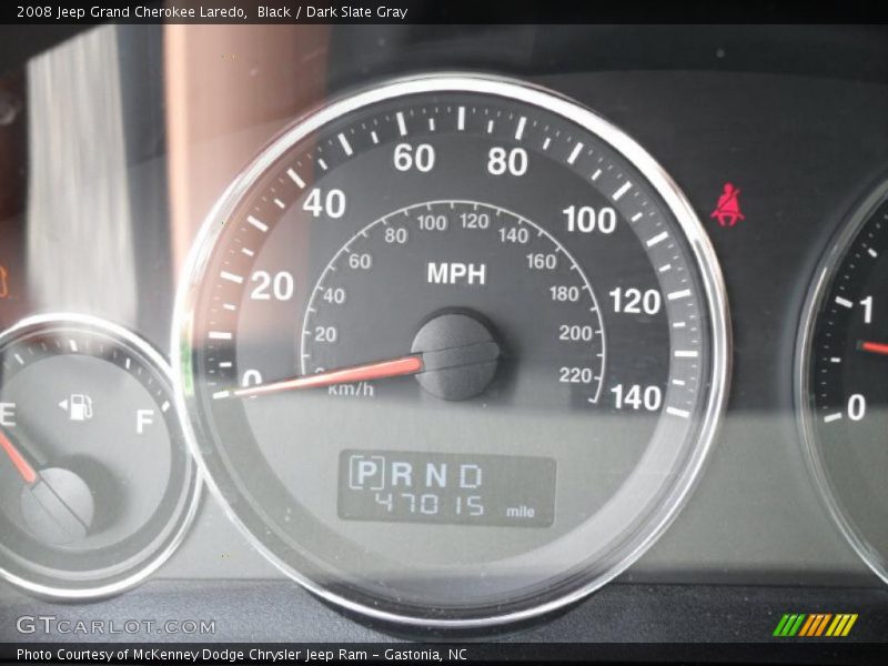 Black / Dark Slate Gray 2008 Jeep Grand Cherokee Laredo