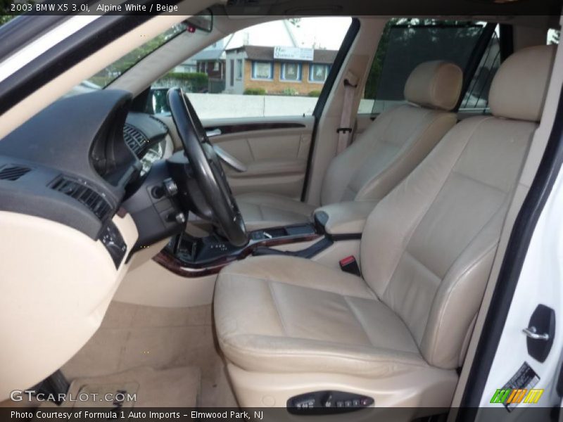 Alpine White / Beige 2003 BMW X5 3.0i