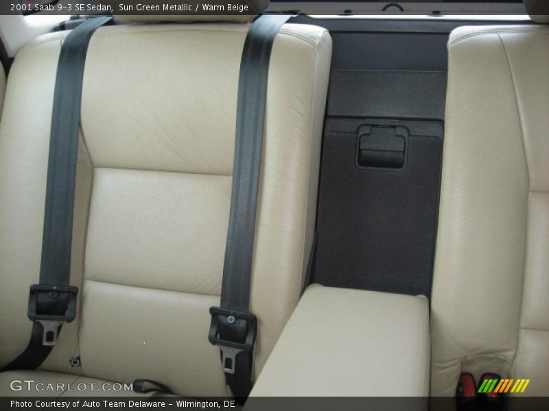 Sun Green Metallic / Warm Beige 2001 Saab 9-3 SE Sedan