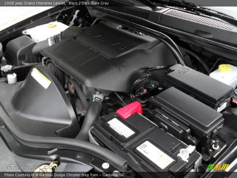 Black / Dark Slate Gray 2008 Jeep Grand Cherokee Laredo