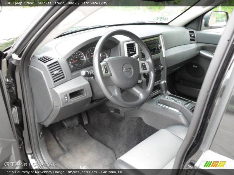 Black / Dark Slate Gray 2008 Jeep Grand Cherokee Laredo