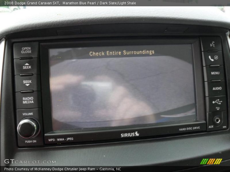 Marathon Blue Pearl / Dark Slate/Light Shale 2008 Dodge Grand Caravan SXT