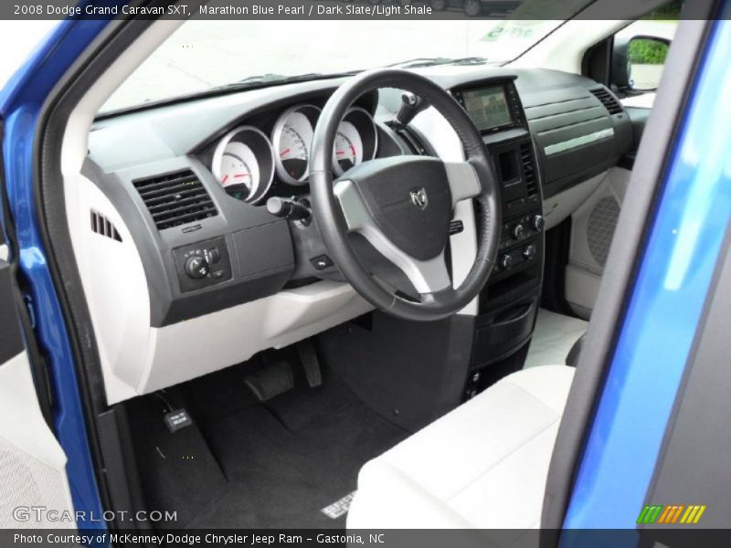 Marathon Blue Pearl / Dark Slate/Light Shale 2008 Dodge Grand Caravan SXT