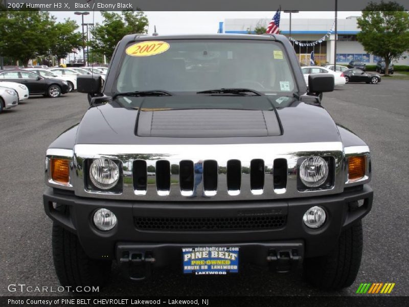 Black / Ebony Black 2007 Hummer H3 X
