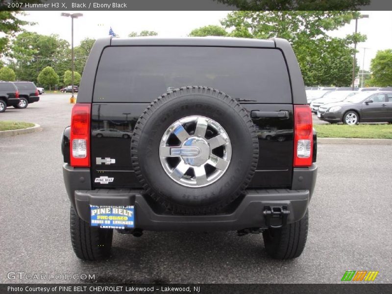 Black / Ebony Black 2007 Hummer H3 X