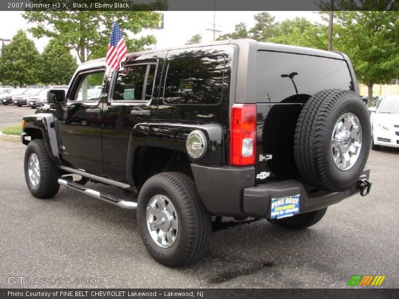 Black / Ebony Black 2007 Hummer H3 X