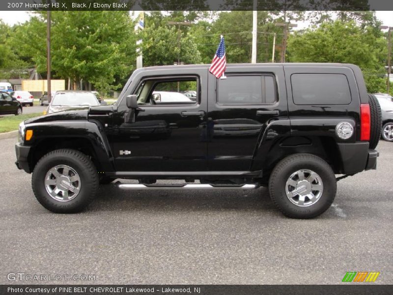 Black / Ebony Black 2007 Hummer H3 X