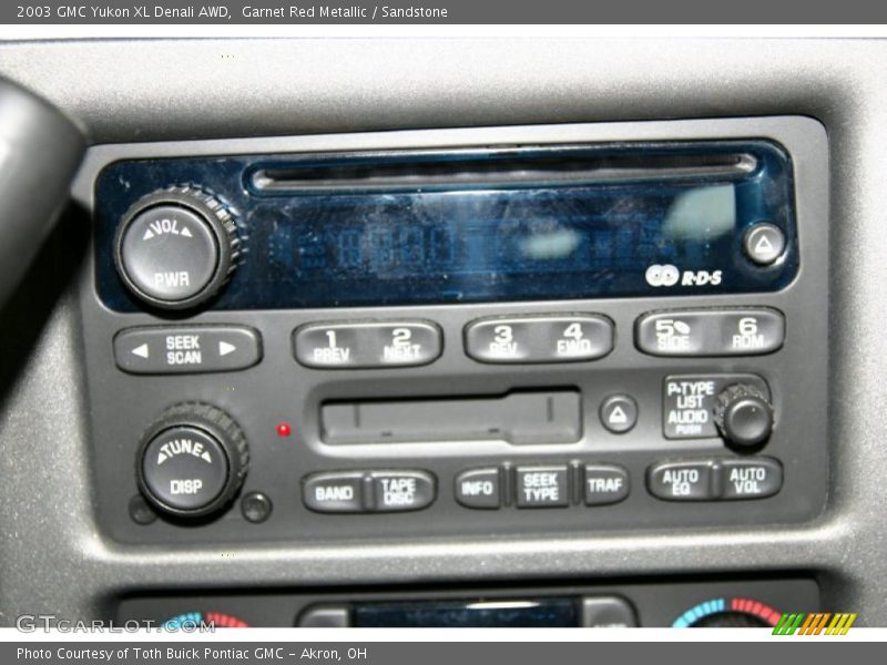 Garnet Red Metallic / Sandstone 2003 GMC Yukon XL Denali AWD