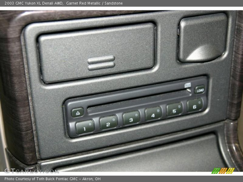 Garnet Red Metallic / Sandstone 2003 GMC Yukon XL Denali AWD