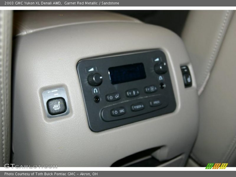 Garnet Red Metallic / Sandstone 2003 GMC Yukon XL Denali AWD