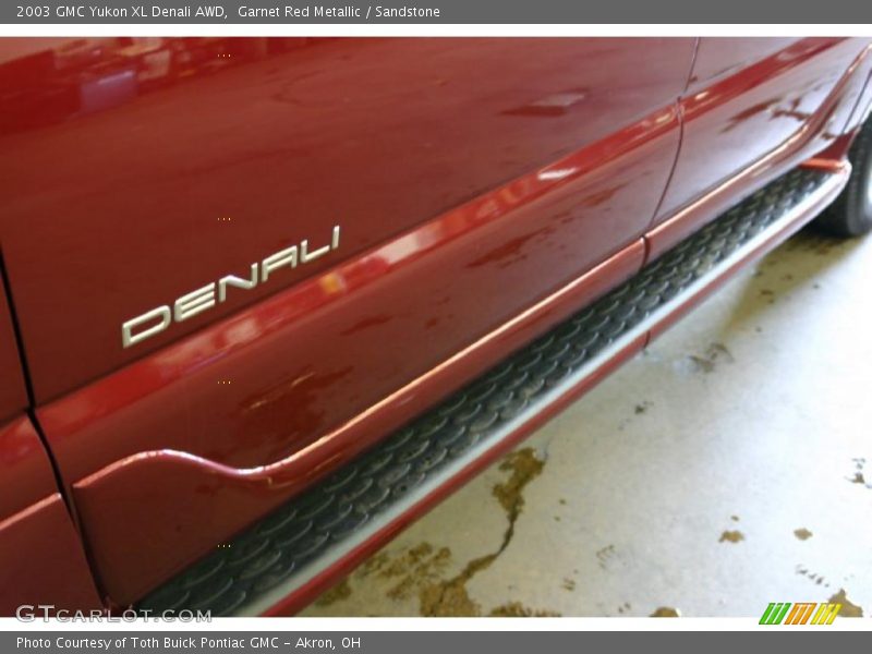Garnet Red Metallic / Sandstone 2003 GMC Yukon XL Denali AWD