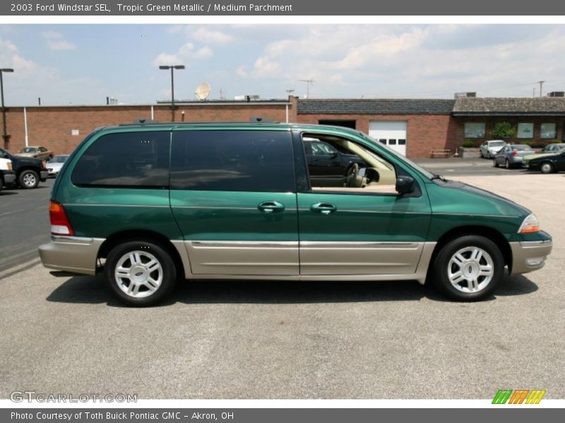 Tropic Green Metallic / Medium Parchment 2003 Ford Windstar SEL