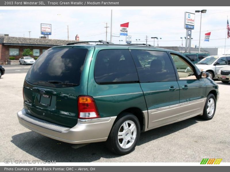 Tropic Green Metallic / Medium Parchment 2003 Ford Windstar SEL