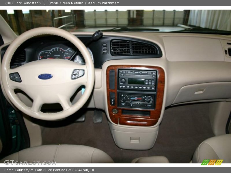 Tropic Green Metallic / Medium Parchment 2003 Ford Windstar SEL