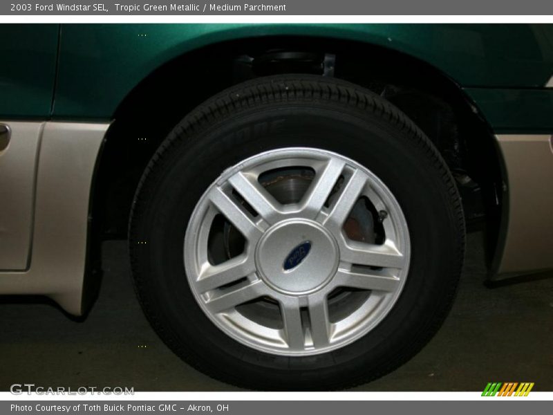 Tropic Green Metallic / Medium Parchment 2003 Ford Windstar SEL