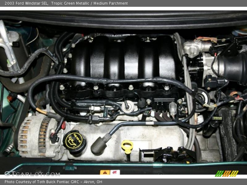 Tropic Green Metallic / Medium Parchment 2003 Ford Windstar SEL