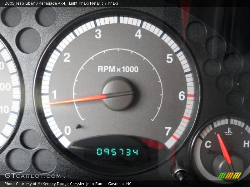 Light Khaki Metallic / Khaki 2005 Jeep Liberty Renegade 4x4