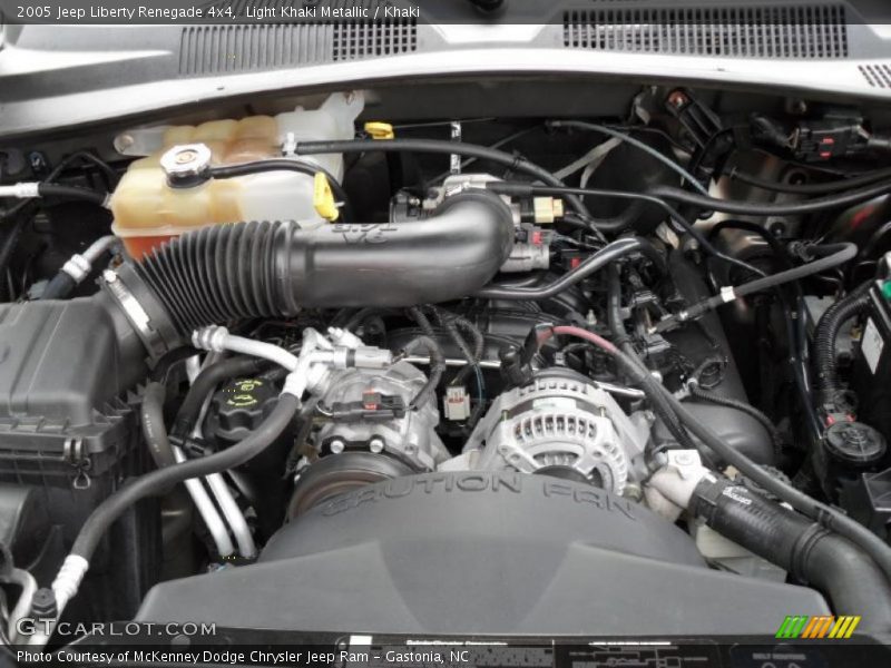Light Khaki Metallic / Khaki 2005 Jeep Liberty Renegade 4x4