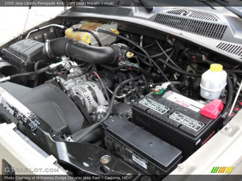 Light Khaki Metallic / Khaki 2005 Jeep Liberty Renegade 4x4
