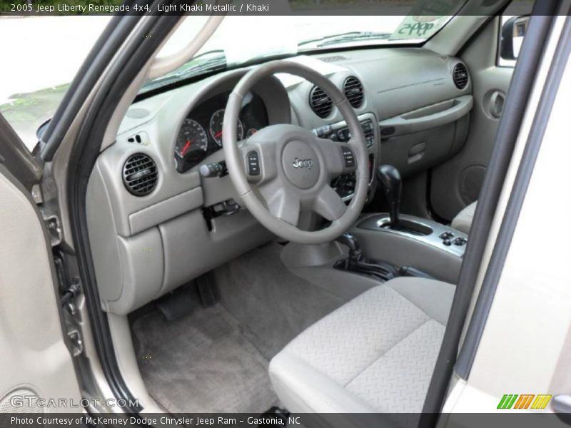 Light Khaki Metallic / Khaki 2005 Jeep Liberty Renegade 4x4
