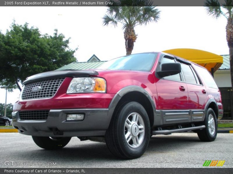 Redfire Metallic / Medium Flint Grey 2005 Ford Expedition XLT