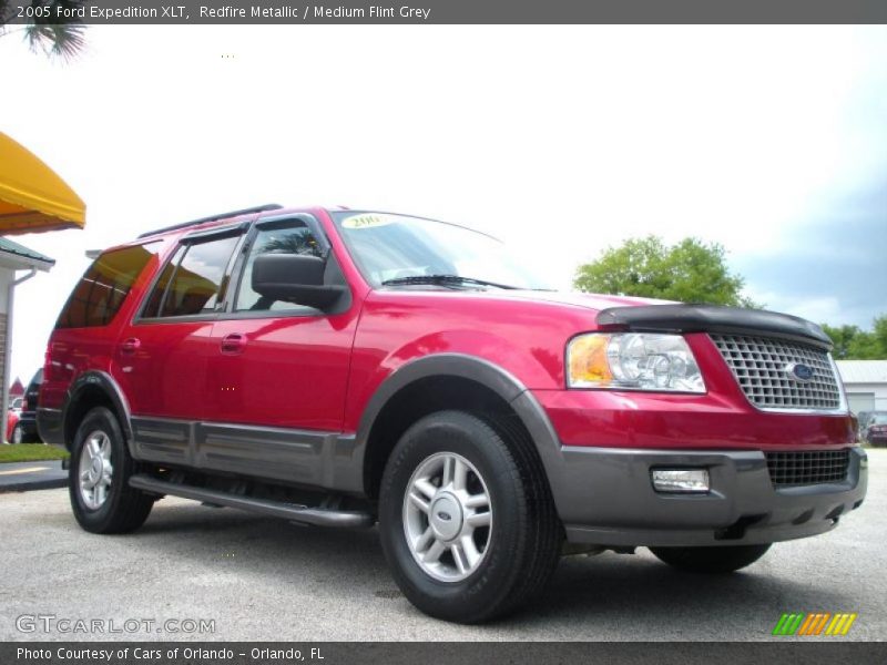 Redfire Metallic / Medium Flint Grey 2005 Ford Expedition XLT