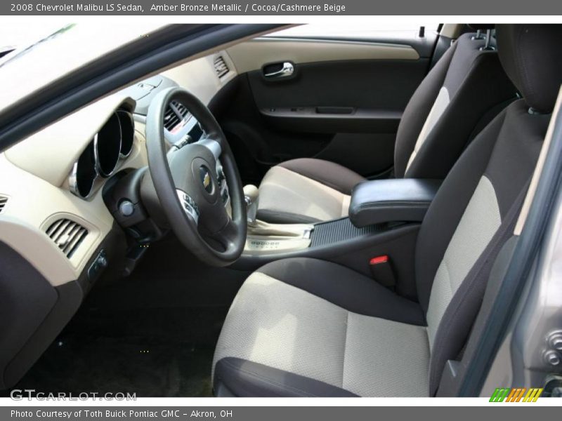 Amber Bronze Metallic / Cocoa/Cashmere Beige 2008 Chevrolet Malibu LS Sedan