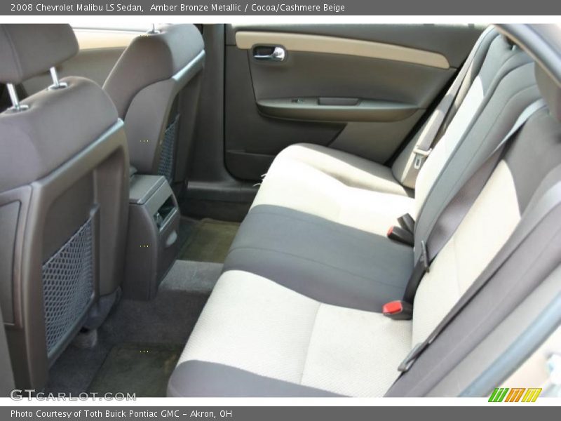 Amber Bronze Metallic / Cocoa/Cashmere Beige 2008 Chevrolet Malibu LS Sedan