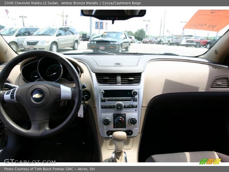 Amber Bronze Metallic / Cocoa/Cashmere Beige 2008 Chevrolet Malibu LS Sedan