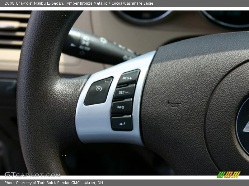 Amber Bronze Metallic / Cocoa/Cashmere Beige 2008 Chevrolet Malibu LS Sedan