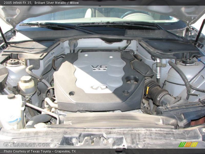 Brilliant Silver Metallic / Willow 2005 Infiniti FX 35