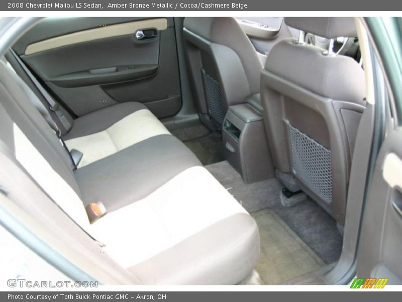 Amber Bronze Metallic / Cocoa/Cashmere Beige 2008 Chevrolet Malibu LS Sedan