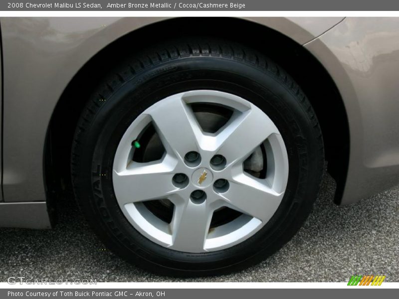 Amber Bronze Metallic / Cocoa/Cashmere Beige 2008 Chevrolet Malibu LS Sedan