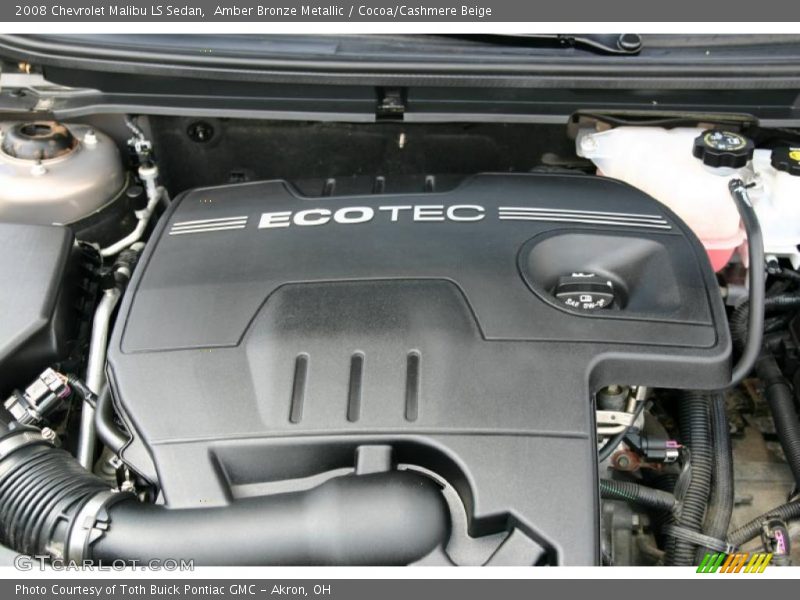 Amber Bronze Metallic / Cocoa/Cashmere Beige 2008 Chevrolet Malibu LS Sedan