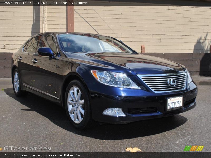 Black Sapphire Pearl / Cashmere 2007 Lexus LS 460