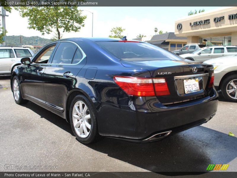 Black Sapphire Pearl / Cashmere 2007 Lexus LS 460